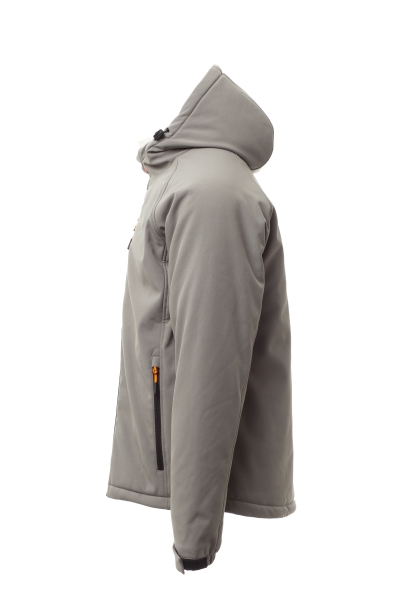 Wattierte Softshelljacke GALE PAD in rauchgrau